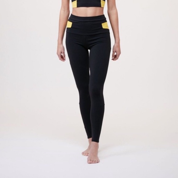 Live the Process Cosmic Legging Black Yellow XS - Picture 11 of 11